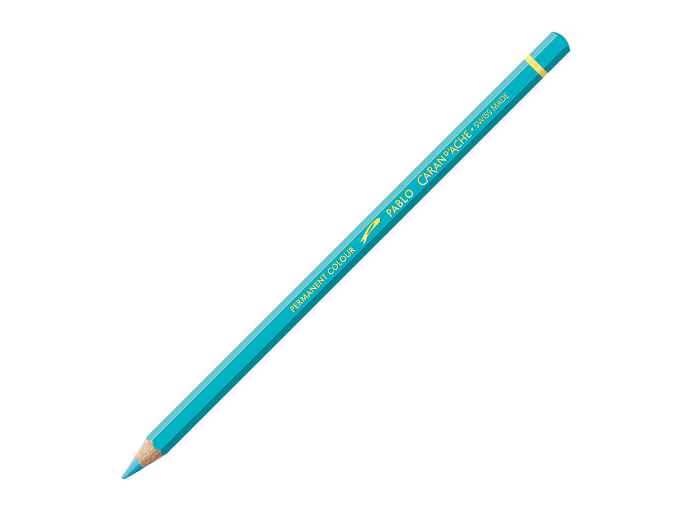 Pablo colored pencil - Caran d'Ache - 171, Turquoise Blue