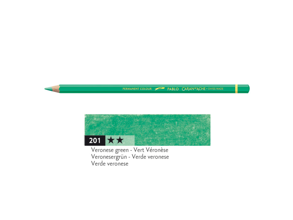 Kredka ołówkowa Pablo - Caran d'Ache - 201, Veronese Green