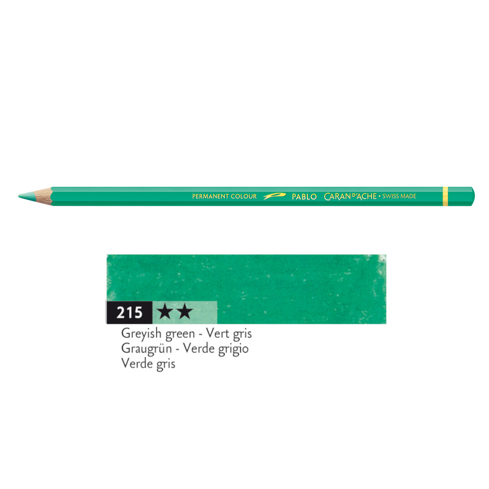 Kredka ołówkowa Pablo - Caran d'Ache - 215, Greyish Green