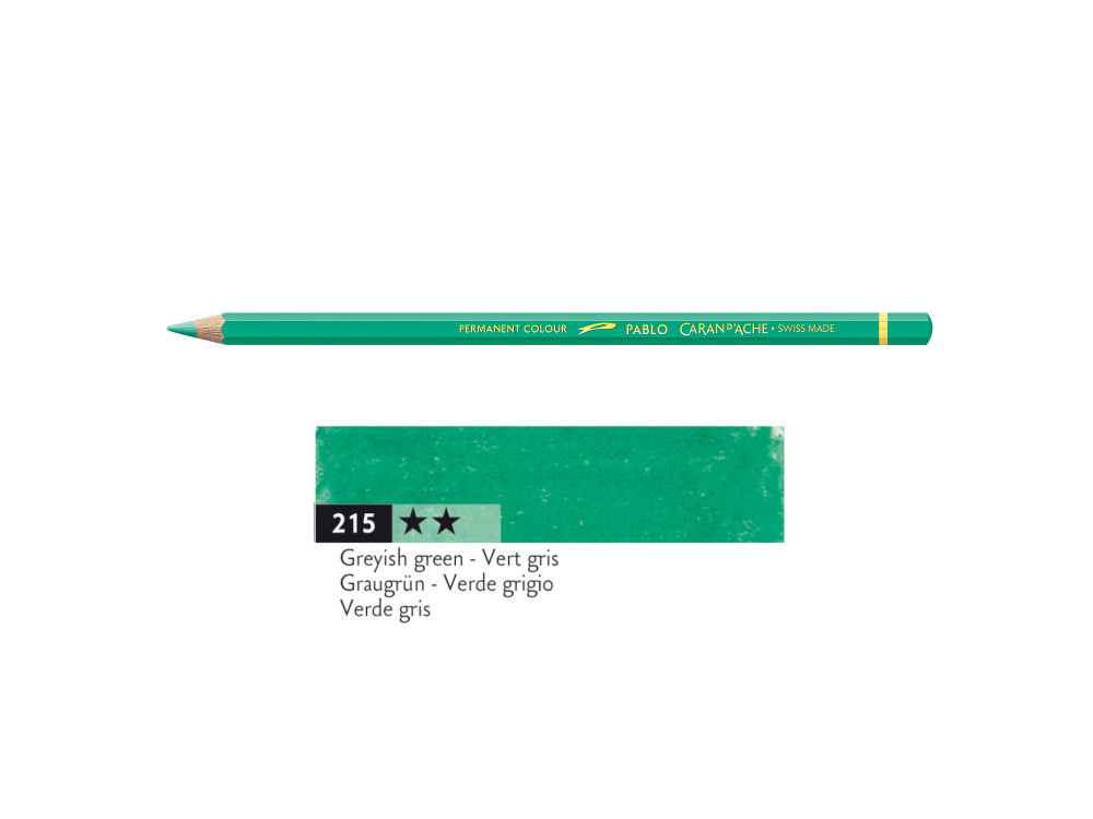 Kredka ołówkowa Pablo - Caran d'Ache - 215, Greyish Green