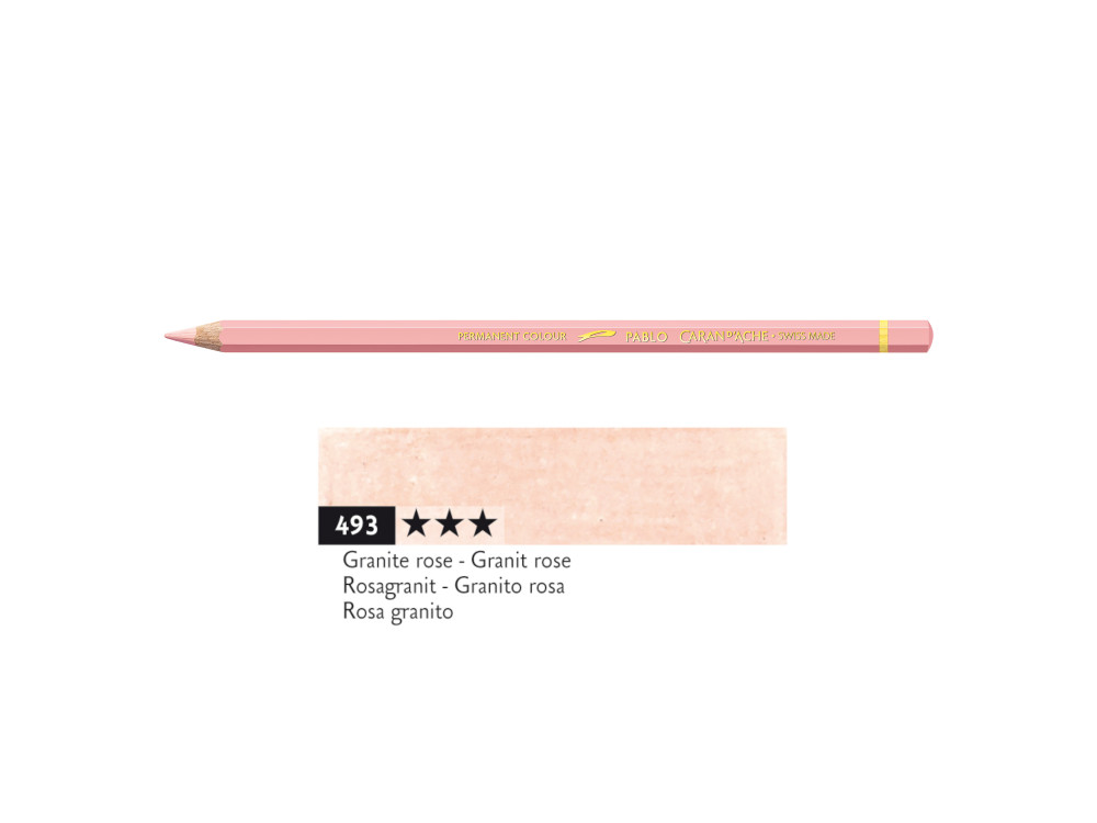 Kredka ołówkowa Pablo - Caran d'Ache - 493, Granite Rose