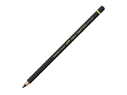 Pablo colored pencil - Caran d'Ache - 496, Ivory Black