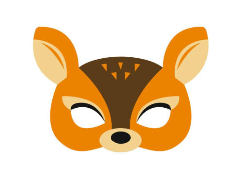 Costume party mask - Roe Deer