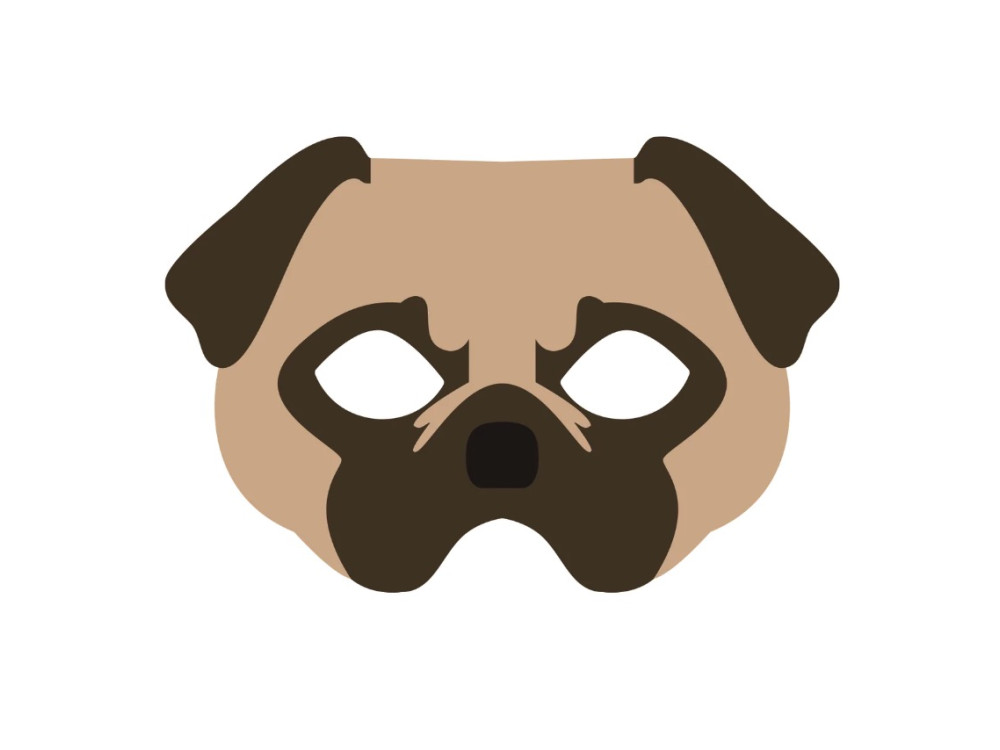 Costume party mask - Dog