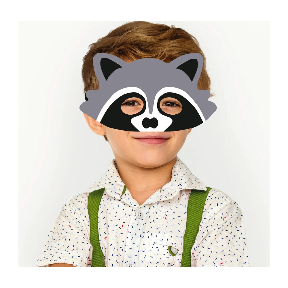 Costume party mask - Racoon