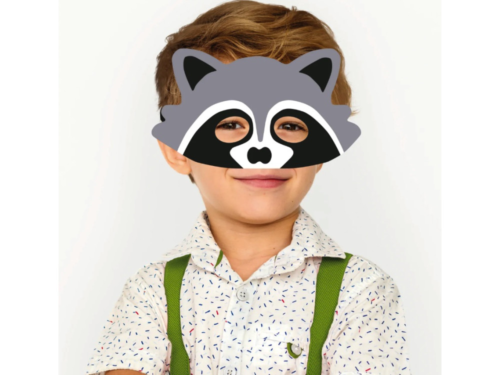 Costume party mask - Racoon