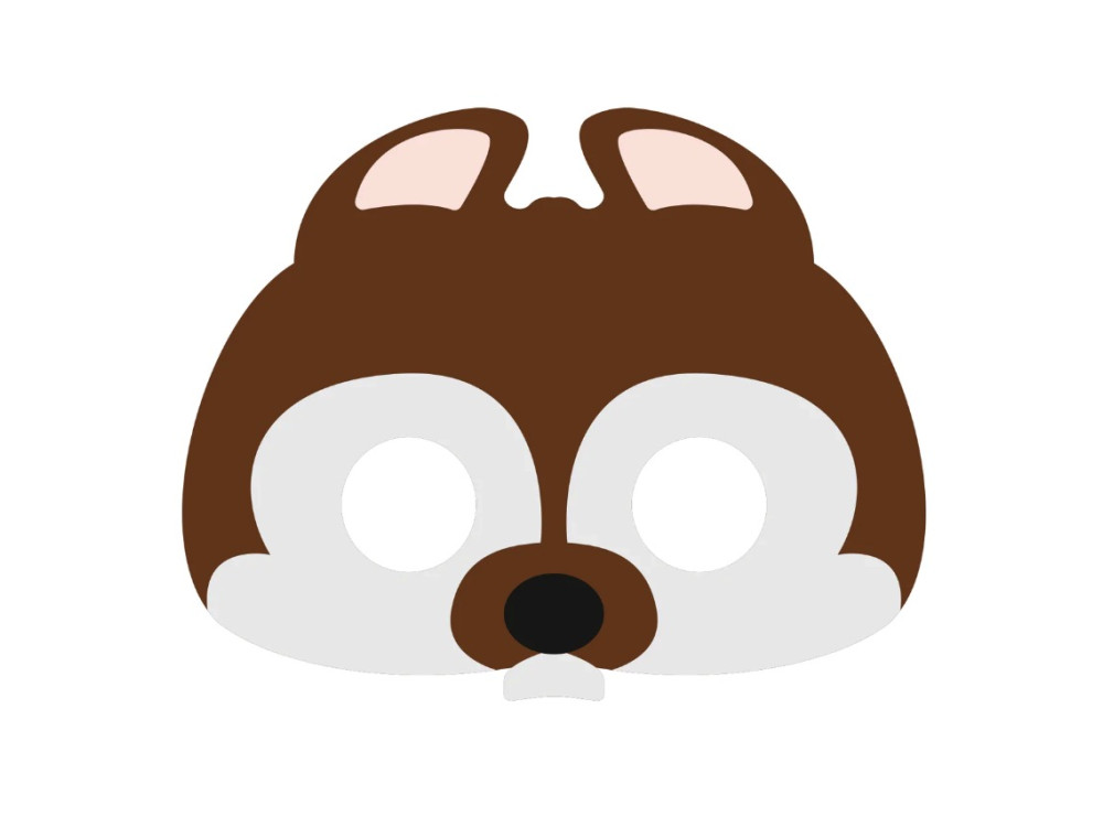 Costume party mask - Squirrel