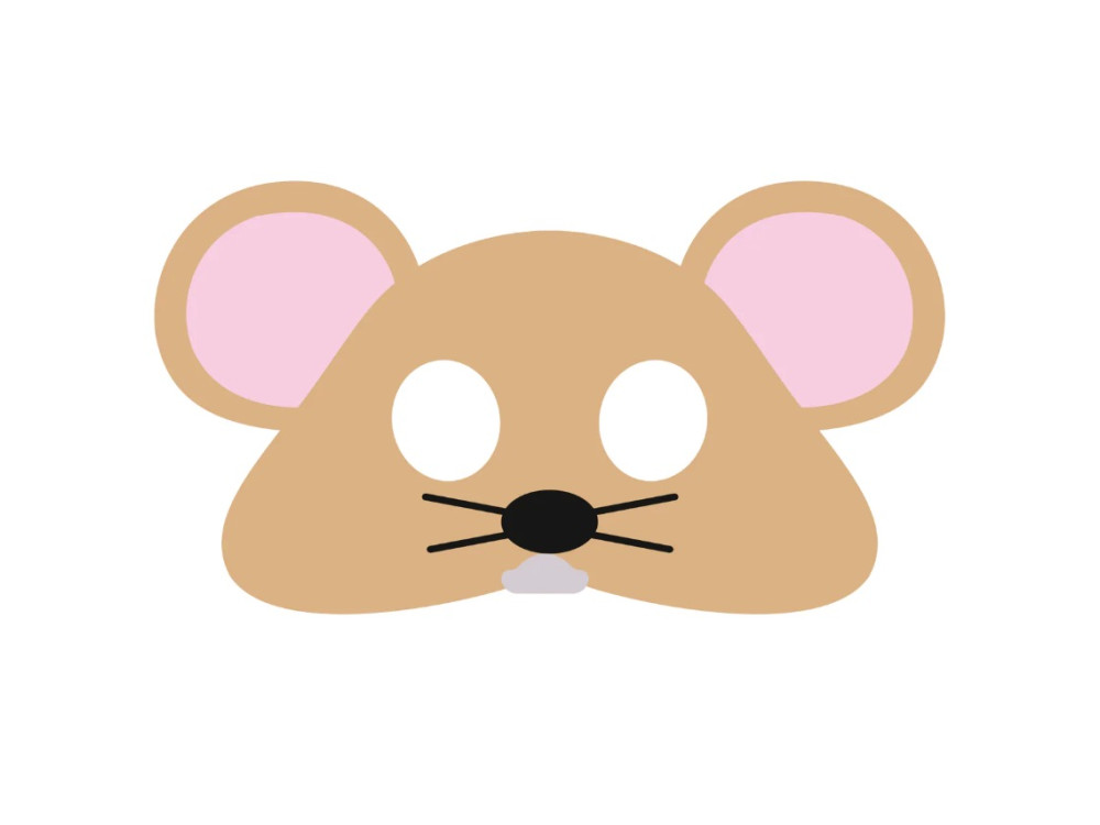 Costume party mask - Mouse