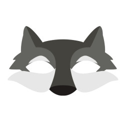 Costume party mask - Wolf