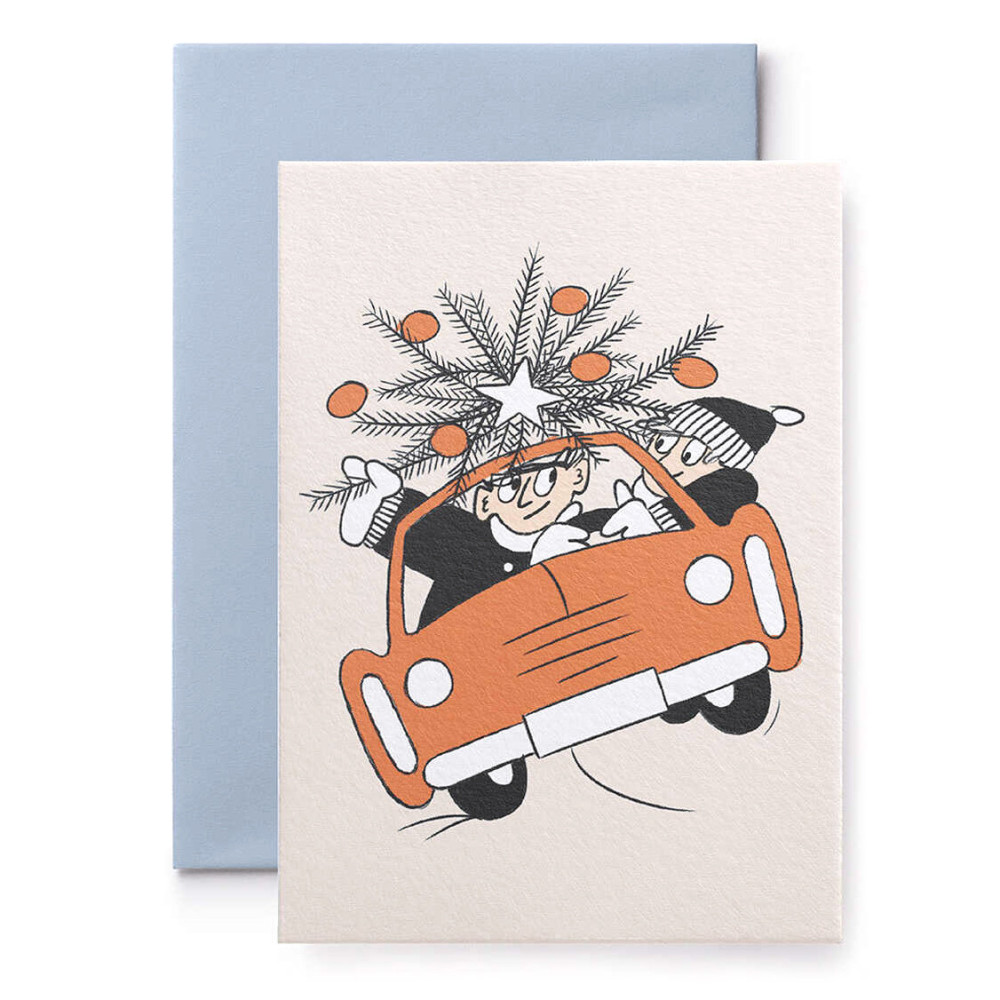 Greeting card - Suska & Kabsch - Car, 15,4 x 11 cm