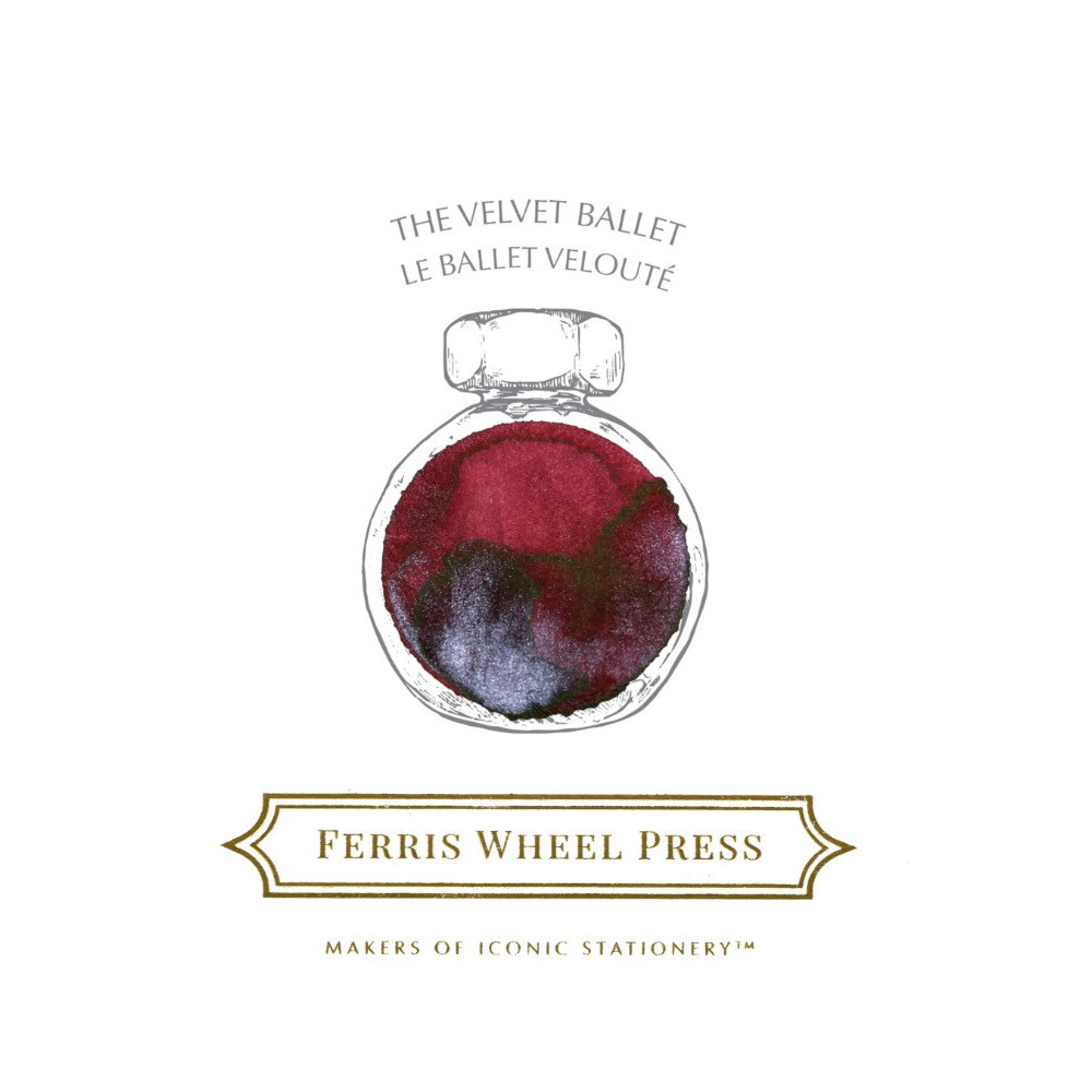 Calligraphy ink - Ferris Wheel Press - Velvet Ballet, 38 ml
