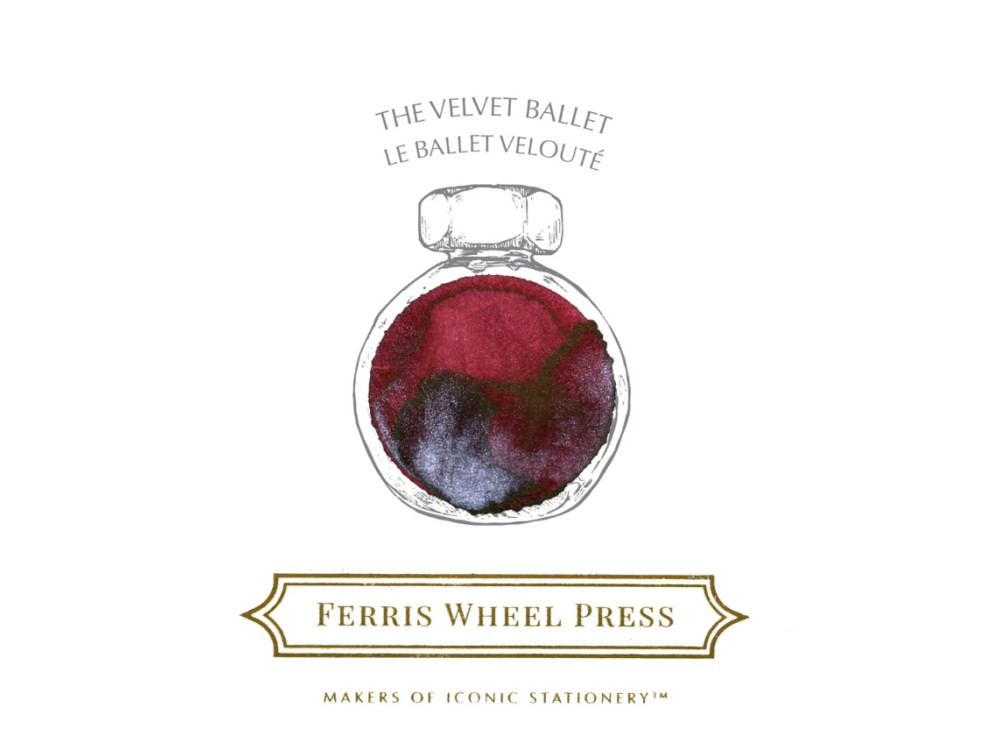 Calligraphy ink - Ferris Wheel Press - Velvet Ballet, 38 ml