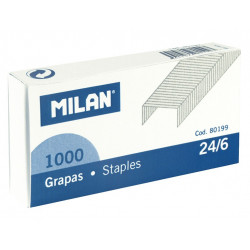 Zszywki metalowe biurowe - Milan - 24 x 6 mm, 1000 szt.