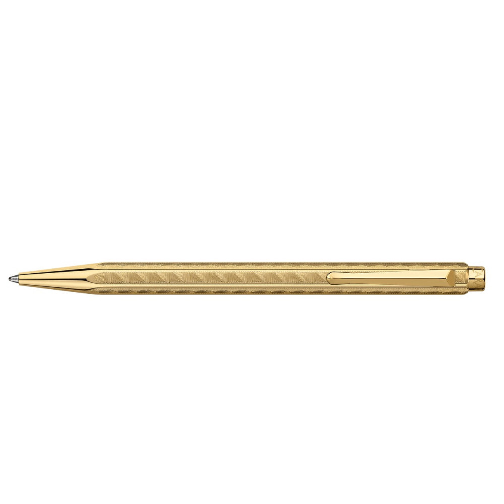 Pozłacany długopis Ecridor Sunlight Colour Treasure w etui - Caran d'Ache