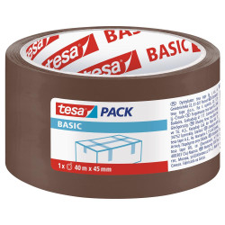 Tesa Pack Basic tape - Tesa - brown, 45 mm x 40 mm
