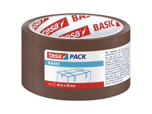 Tesa Pack Basic tape - Tesa - brown, 45 mm x 40 mm