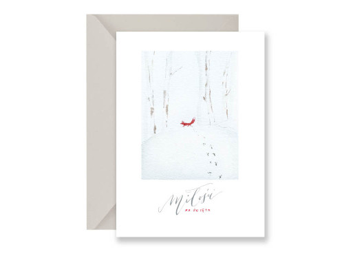 Greeting card - Muska - Fox, A6