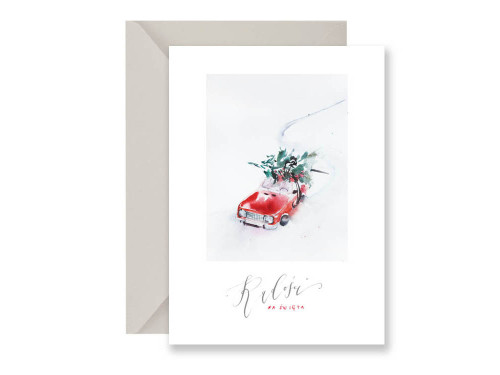 Greeting card - Muska - Wartburg, A6