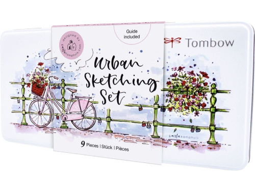 Urban Sketching Set - Tombow - 9 pcs.