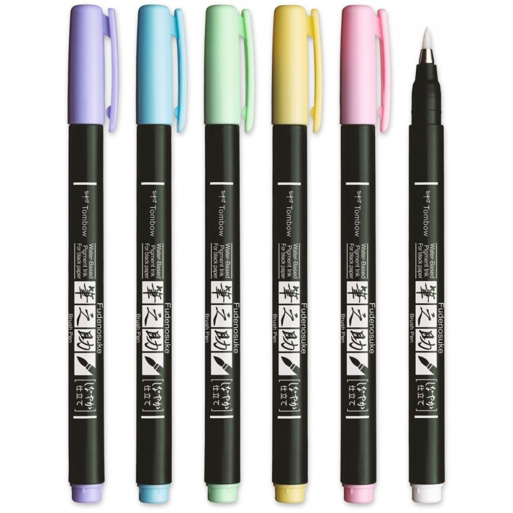 Fudenosuke Brush Pen, Pastel - Tombow - Light Green