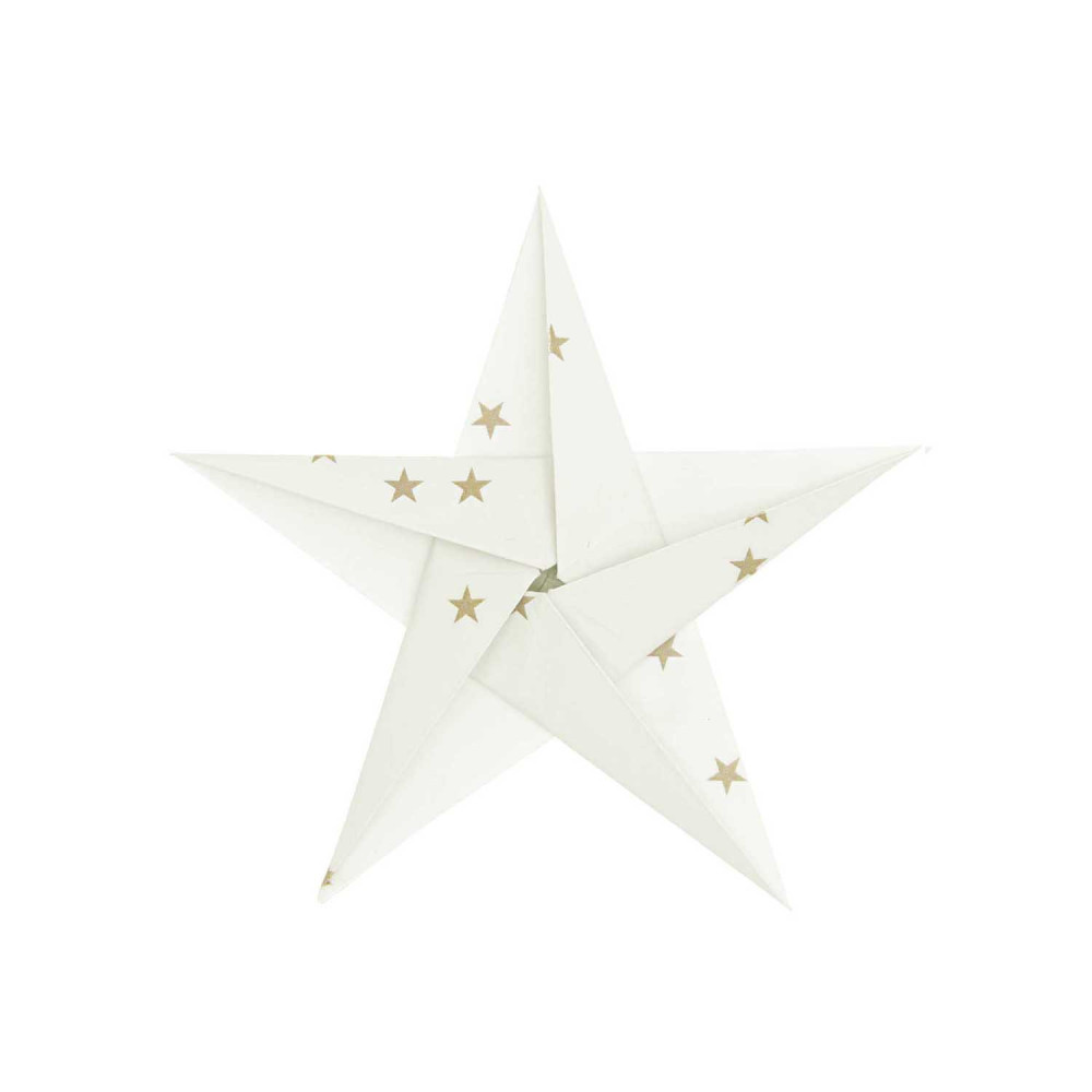 Origami paper, Stars - Paper Poetry - white, 15 x 15 cm, 32 sheets