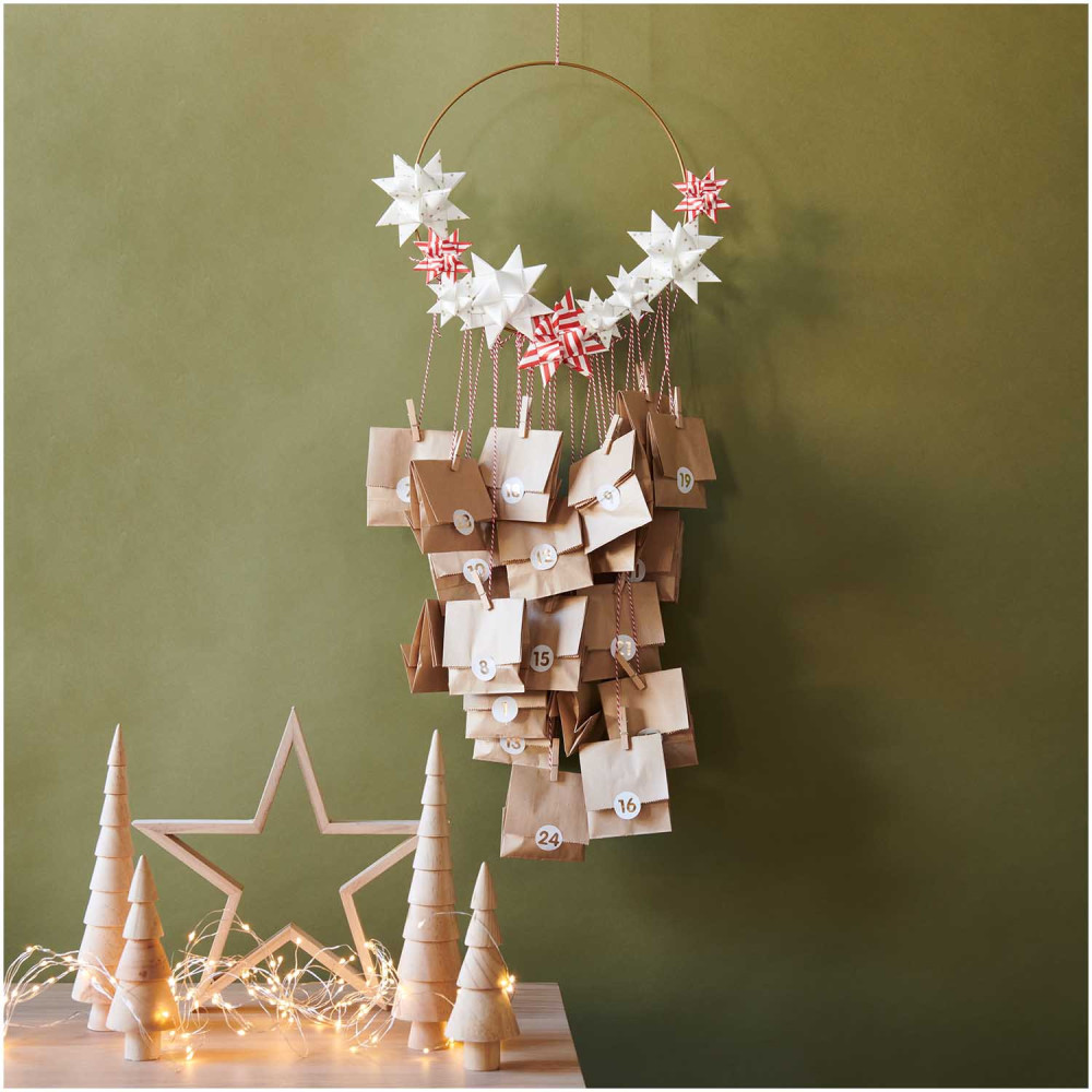 Origami paper, Stars - Paper Poetry - white, 10 x 10 cm, 32 sheets