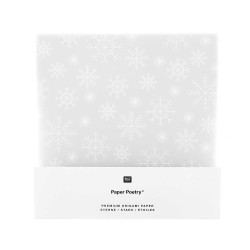 Origami paper, Ice Crystals - Paper Poetry - transparent, 15 x 15 cm, 32 sheets