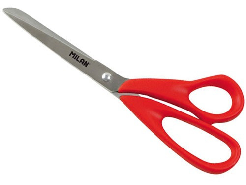 Blister Red Office Scissors 20 cm Milan