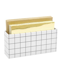 Set of folded cards and envelopes - Paper Poetry - Mirror Gold, A7, C7, 20 pcs.