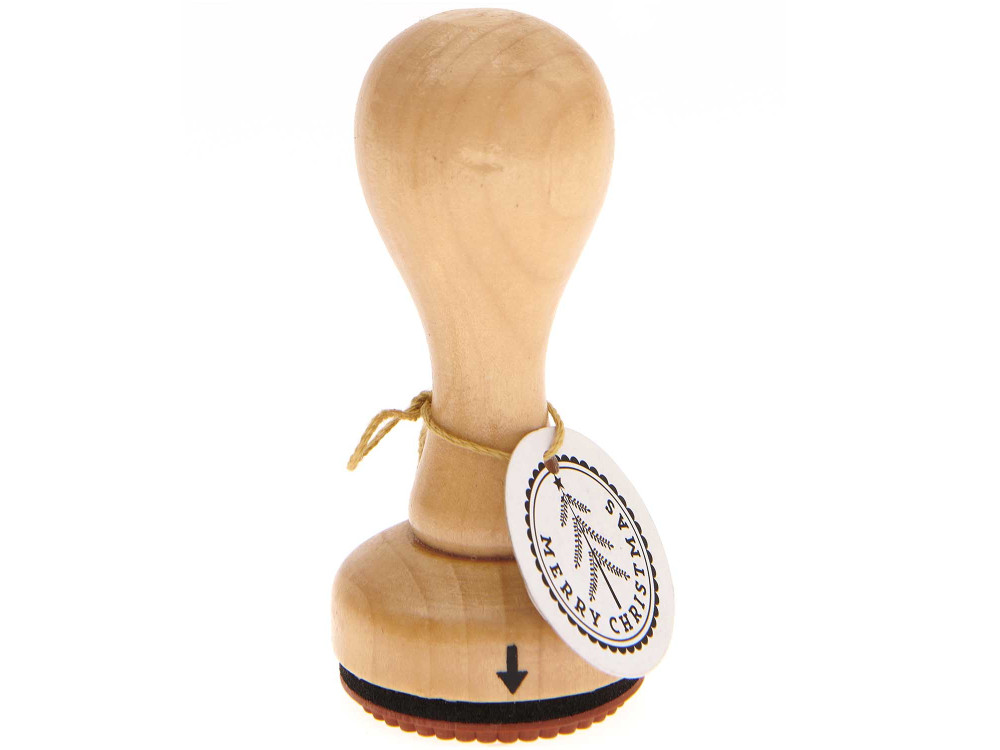 Wooden stamp, Fir Tree - Rico Design - 3,5 x 3,5 cm