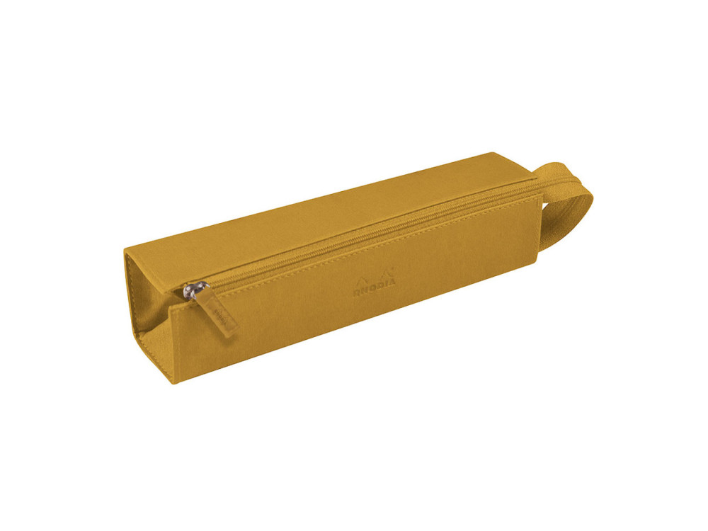 Rhodiarama Tray hard pencil case - Rhodia - gold, 5 x 23 cm
