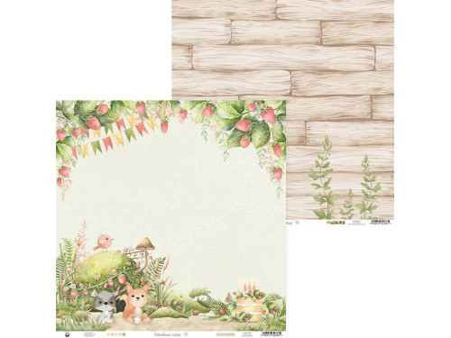 Scrapbooking paper 30,5 x 30,5 cm - Piątek Trzynastego - Woodland cuties 04