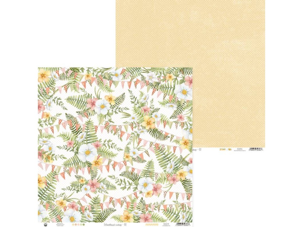 Zestaw papierów do scrapbookingu 15,3 x 15,3 cm - Piątek Trzynastego - Woodland cuties