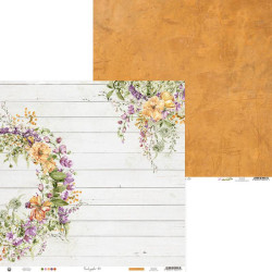 Scrapbooking paper 30,5 x 30,5 cm - Piątek Trzynastego - Secret garden 04