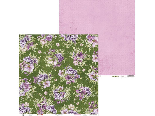 Papier do scrapbookingu 30,5 x 30,5 cm - Piątek Trzynastego - Secret garden 02