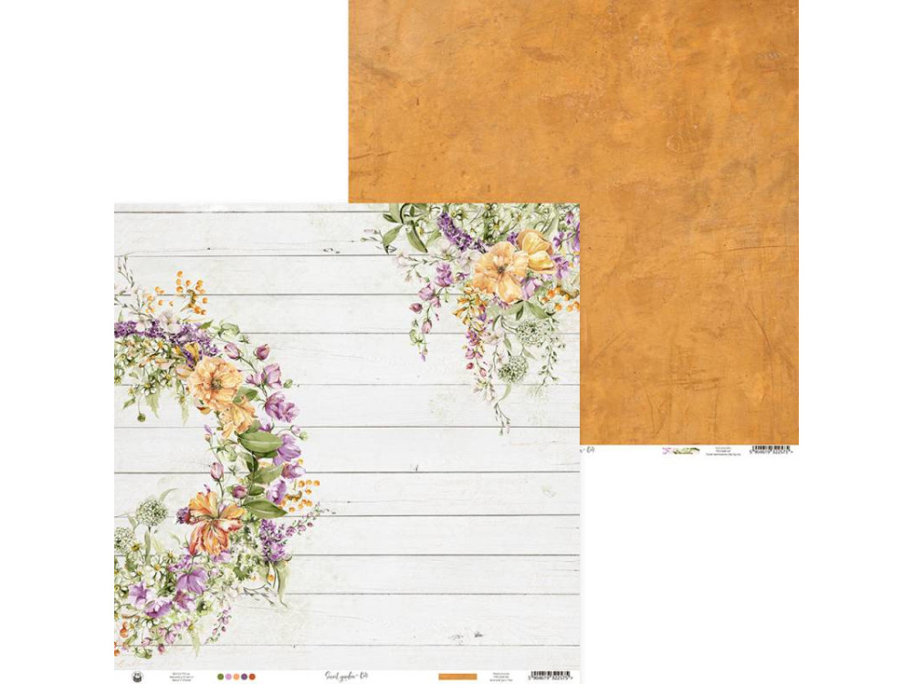 Zestaw papierów do scrapbookingu 30,5 x 30,5 cm - Piątek Trzynastego - Secret garden
