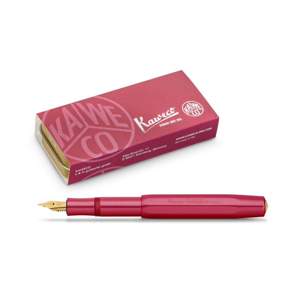 Pióro wieczne Collection, pozłacane - Kaweco - Ruby, EF