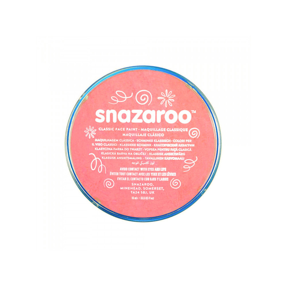 Farba do malowania twarzy - Snazaroo - Pale Pink, 18 ml