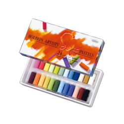 Water Soluble Artist's Soft Pastels - Holbein - 24 colors