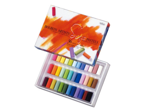 Zestaw pasteli akwarelowych Artist's Soft Pastels - Holbein - 36 kolorów