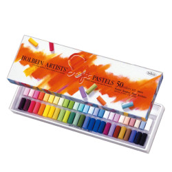 Water Soluble Artist's Soft Pastel - Holbein - 50 colors