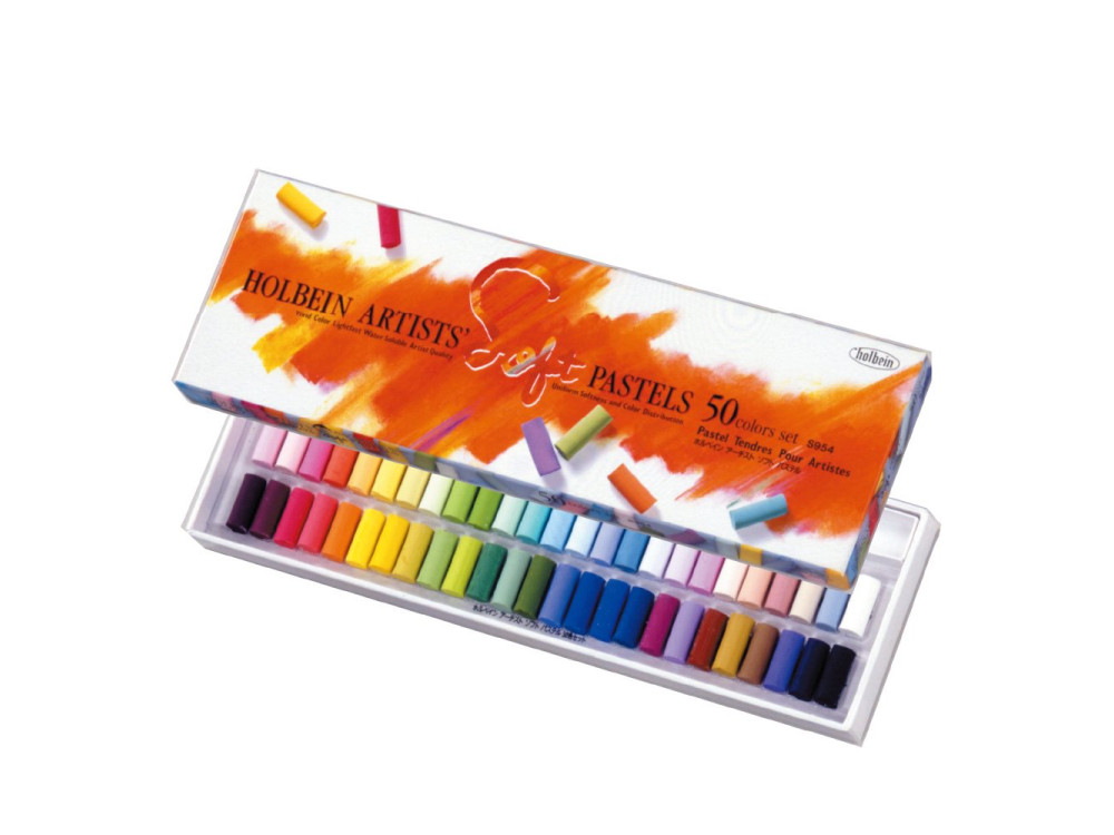 Water Soluble Artist's Soft Pastel - Holbein - 50 colors