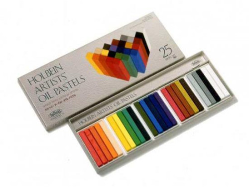 Zestaw pasteli olejnych Artist's Oil Pastel - Holbein - 25 kolorów