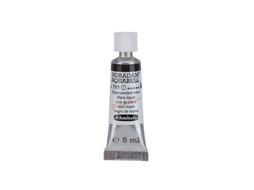 Farba akwarelowa Horadam Aquarell - Schmincke - 791, Mars Black, 5 ml