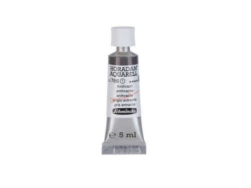 Horadam Aquarell watercolor paint - Schmincke - 786, Anthracite, 5 ml