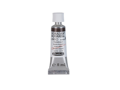 Horadam Aquarell watercolor paint - Schmincke - 663, Sepia Brown, 5 ml
