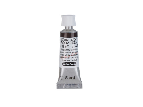 Horadam Aquarell watercolor paint - Schmincke - 662, Sepia Brown Reddish, 5 ml
