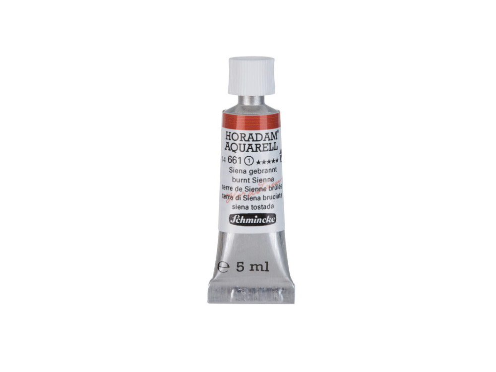 Horadam Aquarell watercolor paint - Schmincke - 661, Burnt Sienna, 5 ml