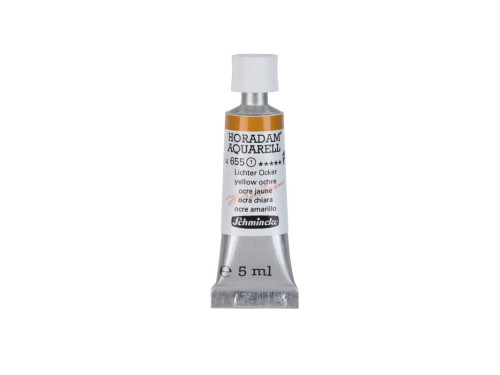 Horadam Aquarell watercolor paint - Schmincke - 655, Yellow Ochre, 5 ml