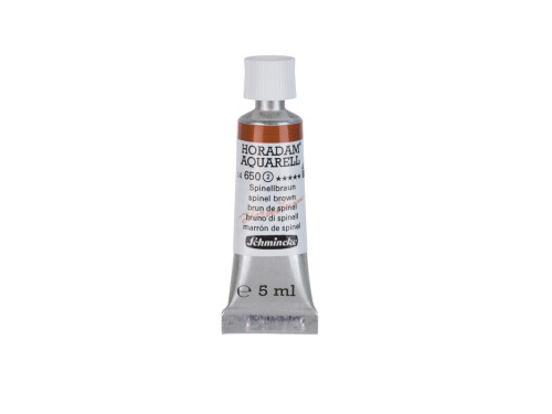 Horadam Aquarell watercolor paint - Schmincke - 650, Spinel Brown, 5 ml